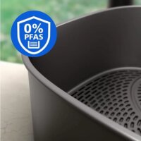 Philips NA462/80 4000 series AirFryer Okos Forrólevegős sütő 10L 2750 Watt - Fekete / Arany