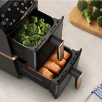 Philips NA462/80 4000 series AirFryer Okos Forrólevegős sütő 10L 2750 Watt - Fekete / Arany