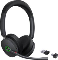 Yealink BH74 UC Bluetooth Fejhallgató Headset Töltőállvánnyal - Fekete