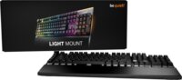 Be Quiet! Light Mount Silent Linear Mechanikus Vezetékes Gamer Billentyűzet UK - Fekete