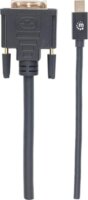 Manhattan 152150 Mini DisplayPort 1.2a Apa - DVI-D Apa 24+1 Kábel 1.8m - Fekete