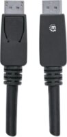 Manhattan 354134 DisplayPort Apa 1.2 - DisplayPort Apa 1.2 Kábel 10m - Fekete