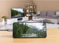Manhattan 153607 USB-C Apa - HDMI Apa Átalakító Kábel 2m - Fekete/Ezüst
