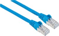 Manhattan 741262 S/FTP Cat7 RJ45 600MHz (Cat6a 500MHz) Patch Kábel 30m - Kék