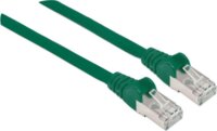 Manhattan 740654 S/FTP Cat7 RJ45 600MHz (Cat6a 500MHz) Patch Kábel 0.5m - Zöld