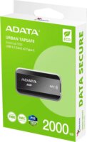 Adata 2TB Urban Tapsafe USB-C 3.2 Gen 2x2 Külső SSD - Fekete