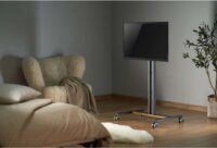 Manhattan 462068 34"-55" LCD TV Gurulós Tartó Állvány - Fekete/Barna