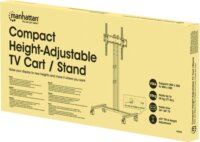 Manhattan 462068 34"-55" LCD TV Gurulós Tartó Állvány - Fekete/Barna