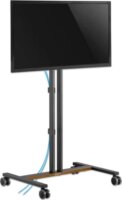 Manhattan 462068 34"-55" LCD TV Gurulós Tartó Állvány - Fekete/Barna