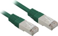 Sharkoon Cat5e F/UTP RJ45 Patch Kábel 10m - Zöld