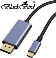 Blackbird BH1907 USB-C Apa - DisplayPort 1.4 Apa Átalakító Kábel 2m - Fekete