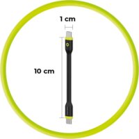 Mobile Origin Compact USB-C Apa - USB-C Apa 2.0 Adat és Töltőkábel 0.1m - Fekete