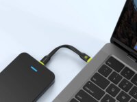 Mobile Origin Compact USB-C Apa - USB-C Apa 2.0 Adat és Töltőkábel 0.1m - Fekete