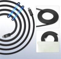 Mobile Origin Magnetic USB-C Apa - USB-C Apa 2.0 Adat és Töltőkábel 60W 1m - Fekete