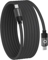 Mobile Origin Magnetic USB-C Apa - USB-C Apa 2.0 Adat és Töltőkábel 60W 1m - Fekete