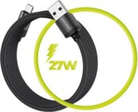 Mobile Origin Magnetic USB-A Apa - USB-C Apa 2.0 Adat és Töltőkábel 1m - Fekete