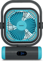 Medion MD 12065 LIFE Okos Hordozható Akkus ventilátor 33cm - Kék / Fekete