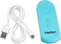 Medion MD 12065 LIFE Okos Hordozható Akkus ventilátor 33cm - Kék / Fekete