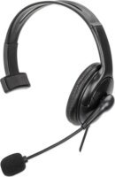 Manhattan 180849 Vezetékes Call Center Mono Headset - Fekete
