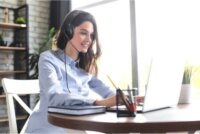 Manhattan 180849 Vezetékes Call Center Mono Headset - Fekete