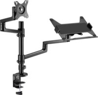Raidsonic Icy Box IB-MS622-T 17.3"-32" Monitor és Laptop Asztali Tartó Állvány - Fekete