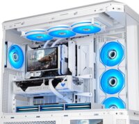 Thermaltake TT ST360 Ultra 360mm ARGB All In One Univerzális CPU Vízhűtés + LCD Kijelző 7" - Fehér