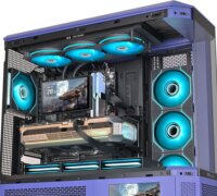 Thermaltake TT ST360 Ultra 360mm ARGB All In One Univerzális CPU Vízhűtés + LCD Kijelző 7" - Fekete