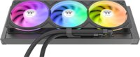 Thermaltake TT ST360 Ultra 360mm ARGB All In One Univerzális CPU Vízhűtés + LCD Kijelző 7" - Fekete