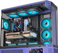 Thermaltake TT ST360 Ultra 360mm ARGB All In One Univerzális CPU Vízhűtés + LCD Kijelző 7" - Fekete