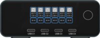 ICY BOX 61222 Diamond Charge 2401 2x USB-A / 4x USB-C Töltőállomás LCD Kijelzővel 240W - Fekete