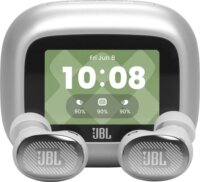 JBL Live Buds 4 Bluetooth Fülhallgató Headset Töltőtokban - Ezüst