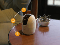 Imou Ranger 2 Pro WiFi 8MP 360° forgatható Okos beltéri Kamera - Fehér