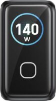 Unitek Rexo USB-A / 3x USB-C GaN Gyorstöltő Adapter LCD Kijelzővel 140W - Fekete
