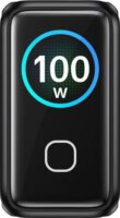 Unitek Rexo USB-A / 3x USB-C GaN Gyorstöltő Adapter LCD Kijelzővel 100W - Fekete