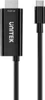Unitek V1439ABK01 USB-C Apa - HDMI Apa Átalakító Kábel 100W 2m - Fekete