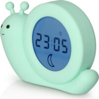 Alecto BC110GN SIMON Éjszakai fény óra funkcióval - Zöld csiga forma