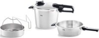 Fissler Vitavit Premium Duo Rozsdamentes Acél Kukta Fazék Ø 22cm 2,5 / 6 L - Ezüst