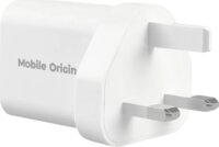 Mobile Origin MO14 EU / USA / UK / AUS Utazó Hálózati Gyorstöltő Adapter 30W - Fehér
