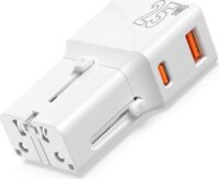 Mobile Origin TAD25-2P-WHT EU / US / UK / AU Utazó Hálózati Töltő Adapter 25W - Fehér