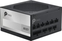MSI 1000W PRO A1000PL PCIE5 80 PLUS Platinum Moduláris Tápegység