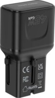 Mobile Origin PW26 EU / US / UK / AU Utazó Hálózati Gyorstöltő Adapter 45W - Fekete
