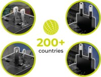 Mobile Origin PW4 EU / UK / US / AUS GaN Utazó Hálózati Gyorstöltő Adapter 35W - Fehér