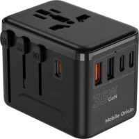 Mobile Origin PW4 EU / UK / US / AUS GaN Utazó Hálózati Gyorstöltő Adapter 35W - Fehér