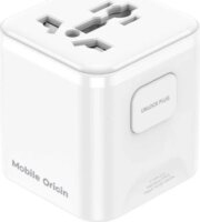Mobile Origin PW30 EU / UK / US / AUS Univerzális Utazó Hálózati Adapter - Fehér