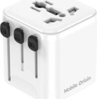 Mobile Origin PW30 EU / UK / US / AUS Univerzális Utazó Hálózati Adapter - Fehér