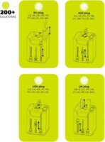 Mobile Origin PW30 EU / UK / US / AUS Univerzális Utazó Hálózati Adapter - Fehér