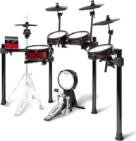Alesis Nitro Ultimate Kit Elektronikus Dobfelszerelés - Fekete / Piros