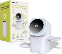 Mobile Origin PW11 3 az 1-ben Qi2 Wireless Töltőállomás 20W - Fehér