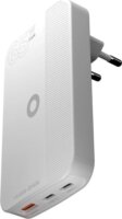 Mobile Origin GAN-65W-SLM-WHT USB-A / 2x USB-C GaN Hálózati Gyorstöltő Adapter 65W - Fehér