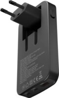 Mobile Origin GAN-65W-SLM-BLK USB-A / 2x USB-C GaN Hálózati Gyorstöltő Adapter 65W - Fehér